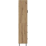  Highboard Umjetnički hrast 34,5 x 34 x 180 cm Konstruirano drvo Slike