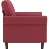 vidaXL Kavč dvosed vinsko rdeč 120 cm umetno usnje, (20988512) | Shoptok.si