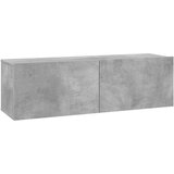 TV ormarić boja betona 100 x 30 x 30 cm od konstruiranog drva | shoptok.hr