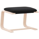The Living Store Stolček za noge črn 51x41x40 cm blago - Stolček Za Noge, (21419781) | Shoptok.si