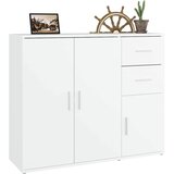  Komoda bijela 91 x 29,5 x 75 cm od konstruiranog drva | Eponuda.com