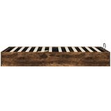  Otomanski krevet s pohranom Dimljeni Hrast 203 x 100 x 25 cm | shoptok.hr