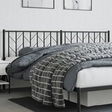 vidaXL Metalno uzglavlje crno 200 cm | shoptok.hr