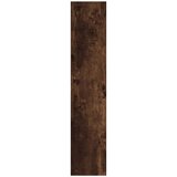  Stenska polica dimljeni hrast 90x16x78 cm konstruiran les, (20601379) | Shoptok.si