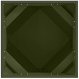  Sadilica 2 pcs Maslinasto zelena 50 x 50 x 50 cm Čelik | shoptok.hr