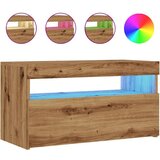 vidaXL TV omarica z LED lučkami 2 kosa artisan hrast inženirski les | Shoptok.si