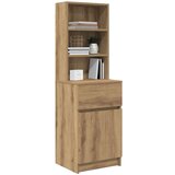 vidaXL Noćni ormarić artisan hrast 39x35x125 cm izrađeno drvo | shoptok.hr
