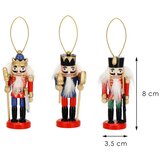  Božićni ukrasi Orašar – set od 3 komada (8 cm) | shoptok.hr