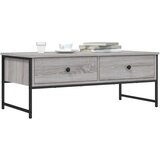 vidaXL Klubska mizica siva sonoma 101x49x39,5 cm inženirski les Cene