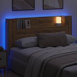  Krevetna ploča s LED-om Zanatski Hrast 160 x 16,5 x 103,5 cm | Eponuda.ba