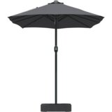 vidaXL vrtni dežnik antracit 385 x 209 x 244 cm blago | Shoptok.si