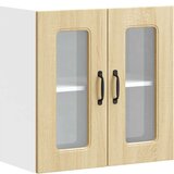 Maison Chic Kuhinjska stenska omarica - Kuhinjska omarica s steklenimi vrati Kalmar sonoma iu656, (22063913) | Shoptok.si