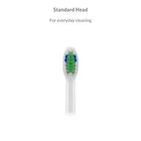 SonicBrush Compact White Standard nadomestne glave za zobno ščetko SonicBrush Compact-series White 8 kos