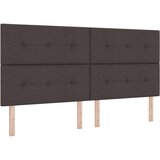  Krevet s kutijom s madracem i klupom tamnosmeđi 200x200 cm Tkanina | shoptok.hr