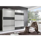 MID.YOU OMARA Z DRSNIMI VRATI, siva, bela, svetlo siva | Shoptok.si