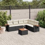  6-dijelni set vrtnih sofa s jastucima od poliratana | shoptok.hr