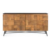 GINER Y COLOMER Komoda iz mangovega lesa z naravnim zaključkom, 170 cm, (22147813) | Shoptok.si