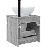  Umivaonik s policom za zid Siva Sonoma 49 x 44,5 x 66,5 cm | shoptok.hr
