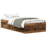  Okvir kreveta bez madraca staro drvo 90x190 cm | Eponuda.com