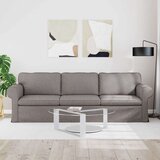 SOFA Sivo-smeđa 215 x 82 x 80 cm Metal | shoptok.hr