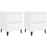  Noćni ormarići 2 kom bijeli 40 x 35 x 50 cm konstruirano drvo | Eponuda.com