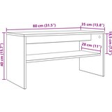  ormar Dimljeni hrast 80 x 35 x 40 cm Konstruirano drvo | shoptok.hr