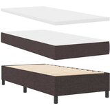 s opruga kutije Tamno smeđa 200 x 80 cm tkanina | shoptok.hr