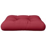  Jastuk za palete crvena boja vina 60 x 60 x 12 cm od tkanine | shoptok.hr