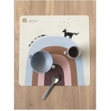 OYOY Mini Silikonski otroški pogrinjek 38x38 cm Follow The Rainbow – | Shoptok.si