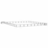 vidaXL Ograda za pse s 40 panela crna 100 x 50 cm čelik obložen prahom Cijene