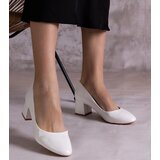 Gemre White Patent Leather Heels Linaka | ePonuda.com
