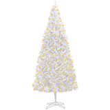 vidaXL Umetna novoletna jelka z LED lučkami 400 cm bela | Shoptok.si