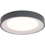 QAZQA Sodobna stropna svetilka siva z belo 38 cm vklj. LED zatemnitev - Kanton | Shoptok.si