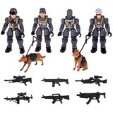  Set vojnih figurica s psima i puškama, 12 dijelova | shoptok.hr