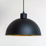  Visilica na sajli VESPER 1xE27/15 W/230 V, prečnik 30 cm, crna/zlatna | Eponuda.com