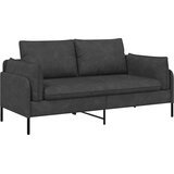 SOFA za dvije osobe Crna 188 x 81 x 89 cm Umjetna koža Slike