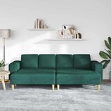  Dnevna soba kavč 3 pcs Temno zelena Poliester, (5000137835) | Shoptok.si