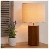 Stona lampa VANIA 1xE27/40W/230V borovina