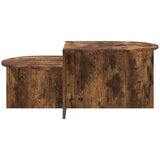  Klubska miza Dimljen hrast 100 x 50 x 40 cm Inženirski les, (5000295419) | Shoptok.si