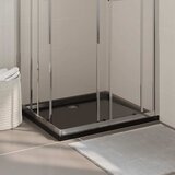  Pravokutna ABS tuš-kada crna 80 x 90 cm | shoptok.hr
