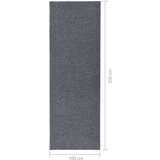 vidaXL Tepih tekač 100x350 cm siv | Shoptok.si
