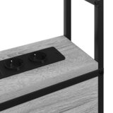  Skladišno uzglavlje Sivi hrast sonoma 200 cm Konstruirano drvo | shoptok.hr