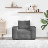 SOFA fotelja tamno siva 100x78x84 cm baršun | Eponuda.ba