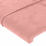  LED uzglavlje ružičasto 100x5x78/88 cm baršunasto | shoptok.hr