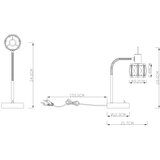Globo 54356-1T - Stona lampa KRIS 1xE14/40W/230V | Eponuda.com