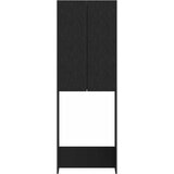  Kabinetska WC DELFT Crna 66 x 25,5 x 190 cm Konstruirano drvo | shoptok.hr