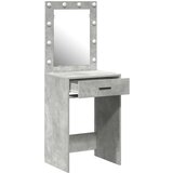 vidaXL Siva betonska Iverica 50 x 41 x 135 cm Ogledalo | shoptok.hr