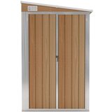 vidaXL Vrtna lopa rjava 118x100x178 cm pocinkano jeklo 316220 | Shoptok.si