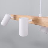 Brilagi LED RGBW Prigušiva luster na sajli SELE 6xGU10/6,5W/230V bela/hrast | Eponuda.com