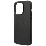 Karl Lagerfeld KLHCP14XFWHK za iphone 14 pro max črna usnjena zaščita - perforated logo | Shoptok.si